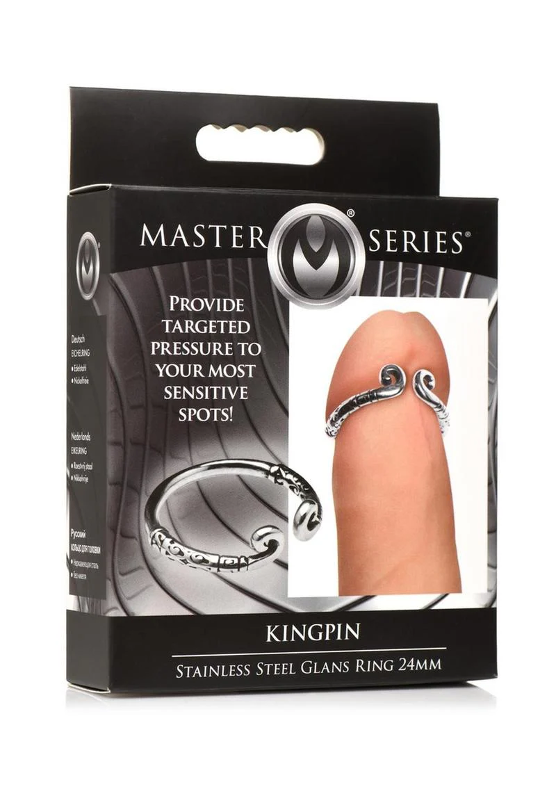 Master Series Kingpin Stainless Steel Glans Ring - Image 8