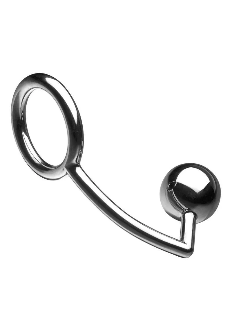Master Series Manus Intruer Stainless Steel Anal Intrusion Device - Image 2