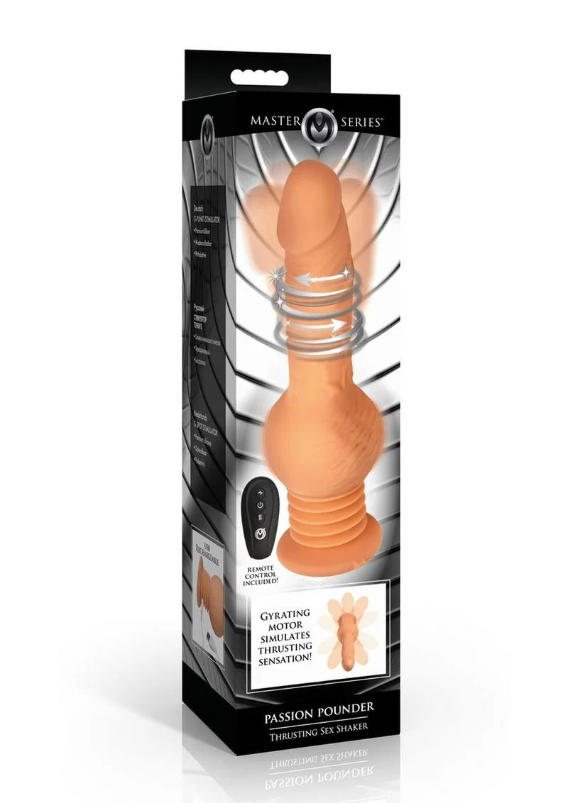 Master Series Passion Pounder Thrusting Sex Shaker Vibrator - Image 4