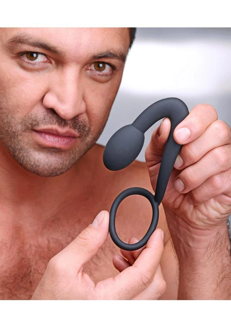 Master Series Prostatic Play Explorer Silicone Cock Ring - Image 3