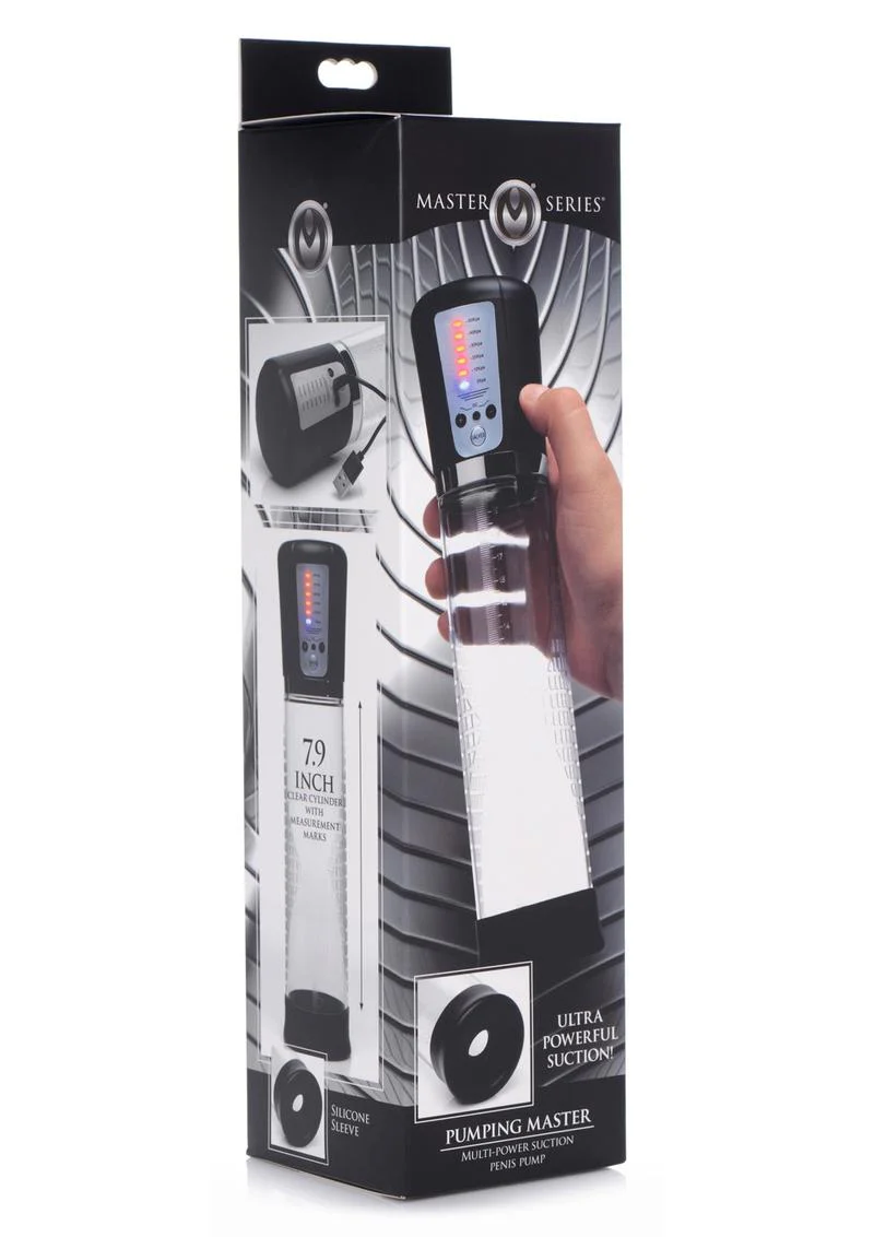 Master Series Pumping Master Rechargeable and Powerful Penis Pump - Image 4