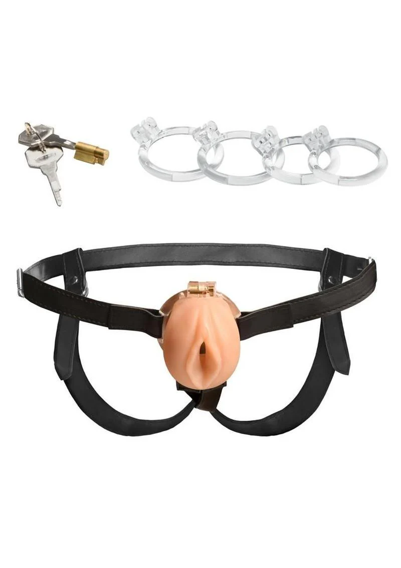 Master Series Pussy Chastity Cage - Image 4