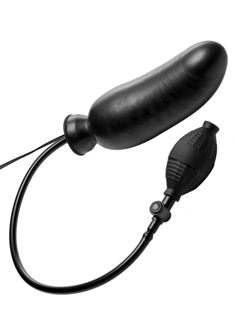 Master Series Ravage Vibrating Inflatable 7.5in Dildo - Image 2