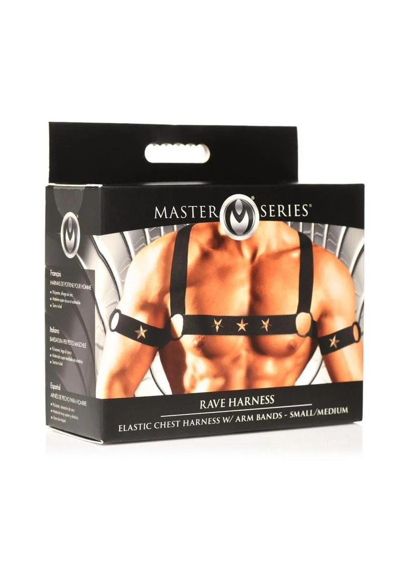 Master Series Rave Chest Harness with Arm Bands - Image 4