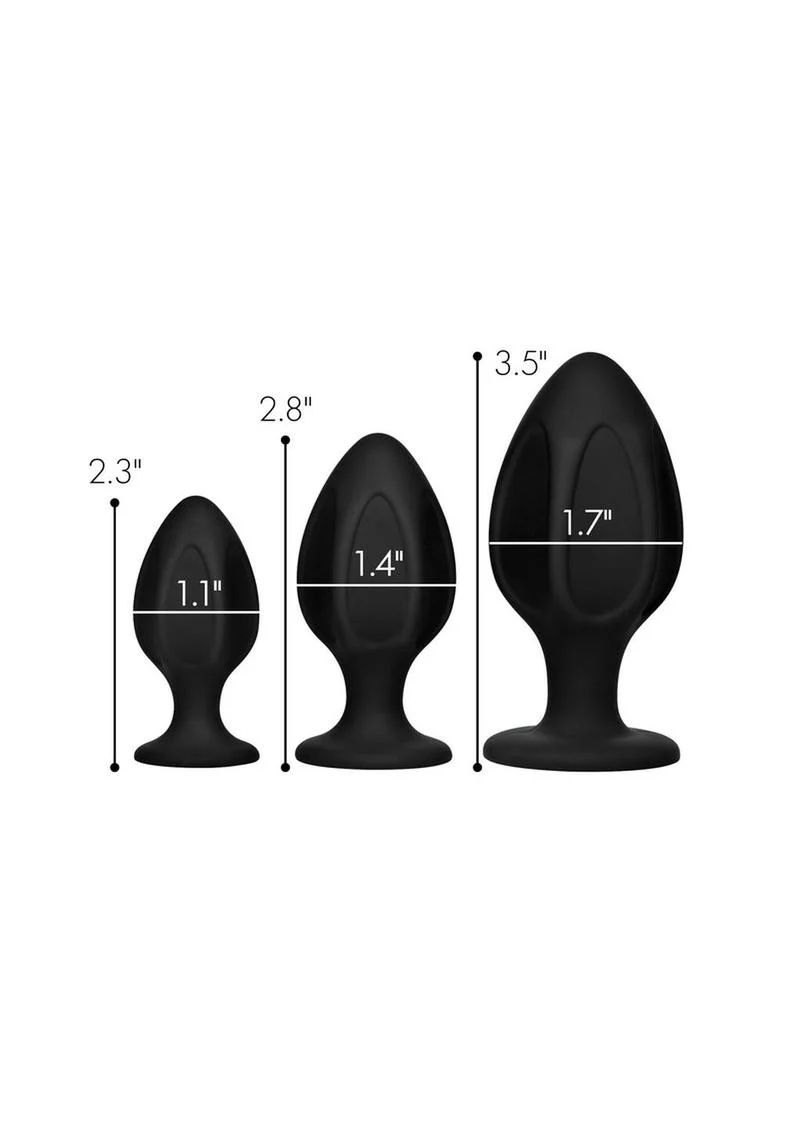 Master Series Triple Juicers Silicone Anal Trainer - Image 3
