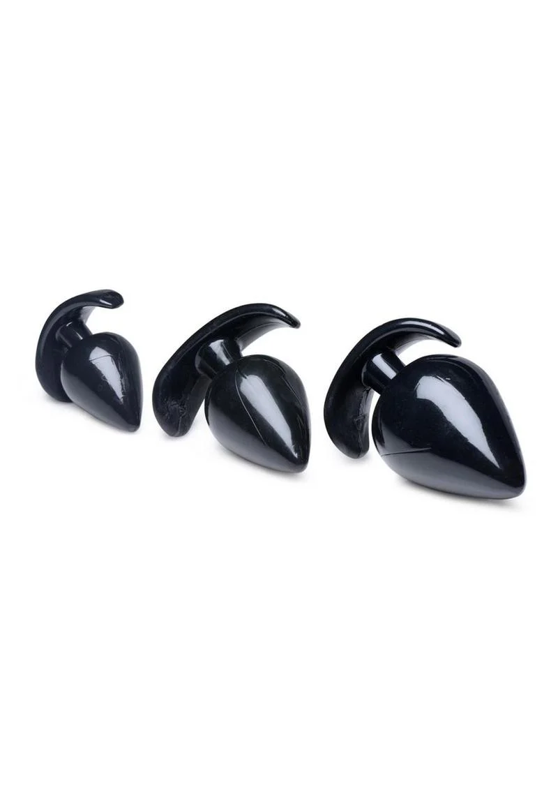 Master Series Triple Spades 3 Piece Anal Plug - Image 2