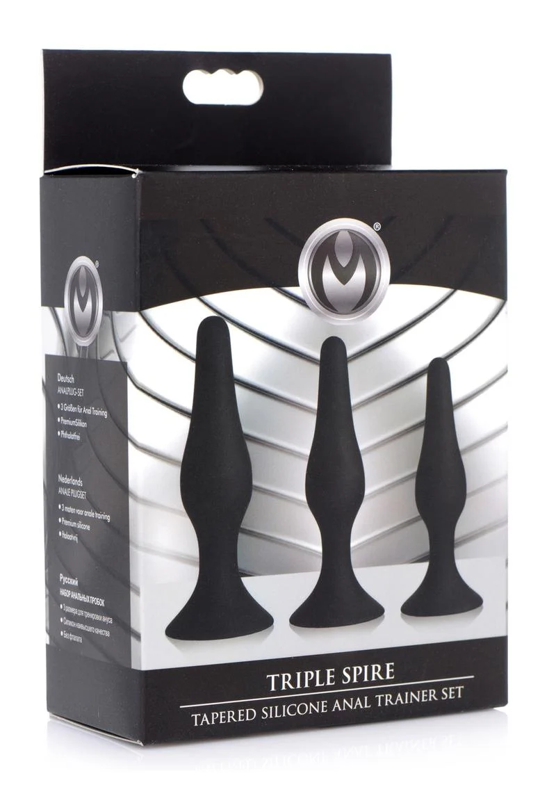 Master Series Triple Spire Tapered Anal Trainer Set - Image 4
