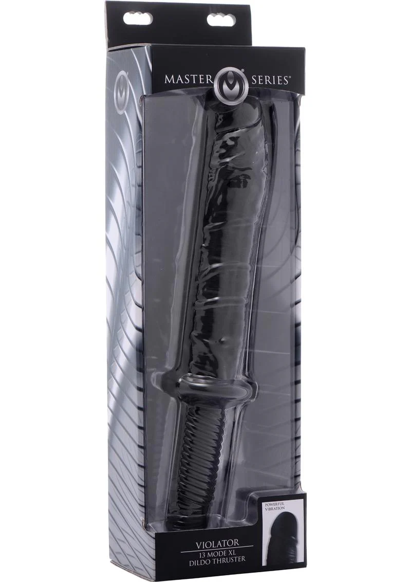 Master Series Violator XL Vibrating Dildo Thruster - Image 4