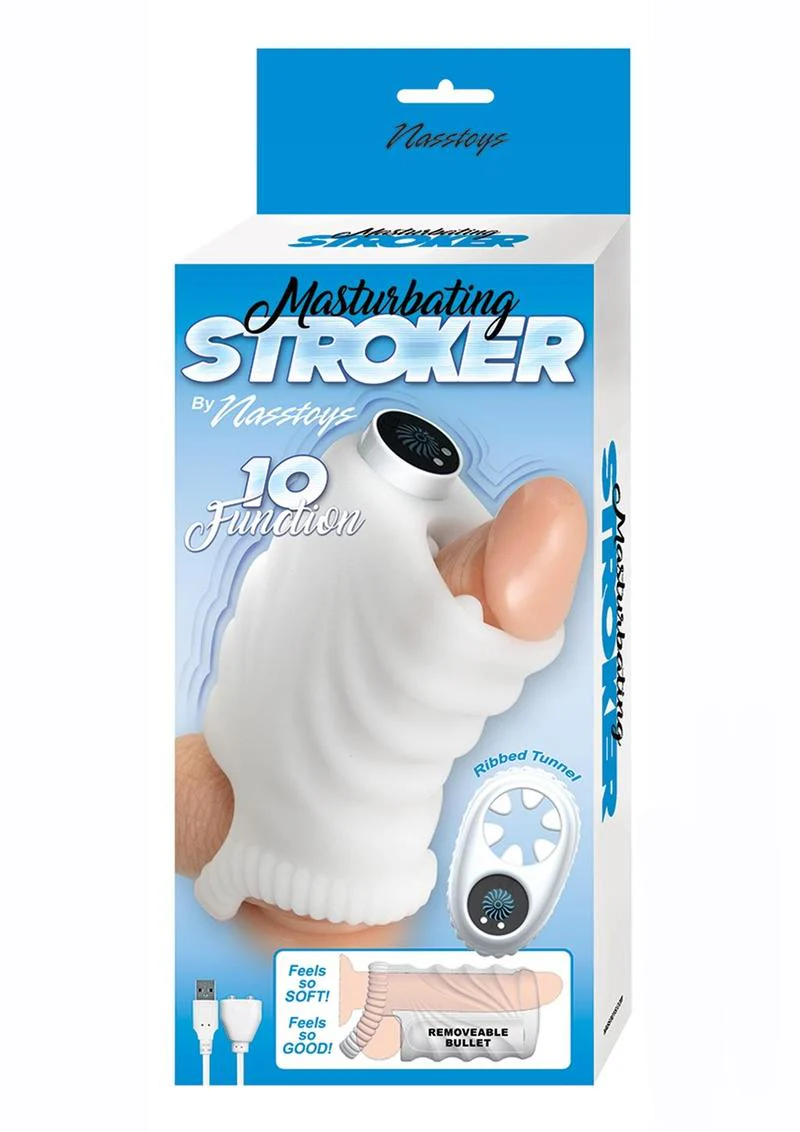Masturbating Stroker 10 Function Silicone Rechargeable Stroker - Image 4