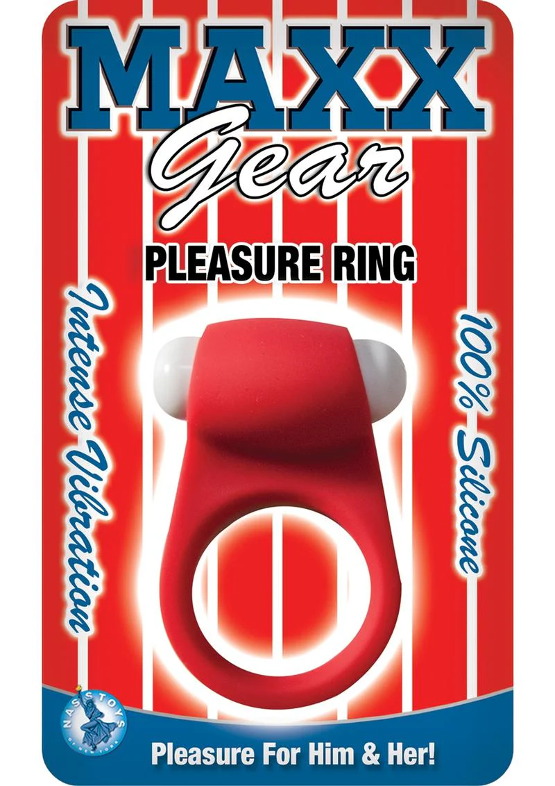 Maxx Gear Pleasure Ring Silicone Vibrating Cock Ring - Image 4