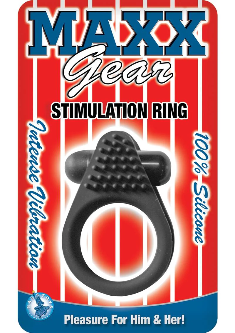 Maxx Gear Stimulation Ring Silicon Cock Ring With Intense Vibration - Image 4