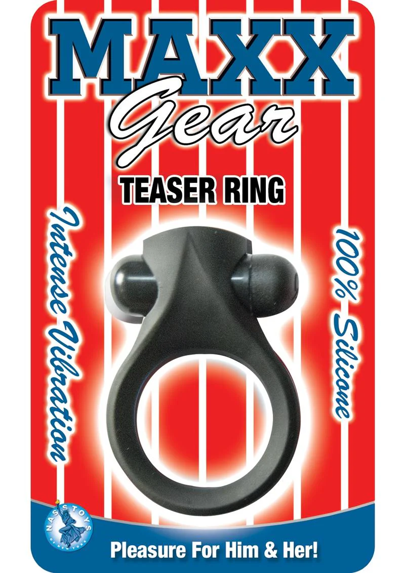 MAXX Gear Teaser Silicone Vibrating Cock Ring - Image 2