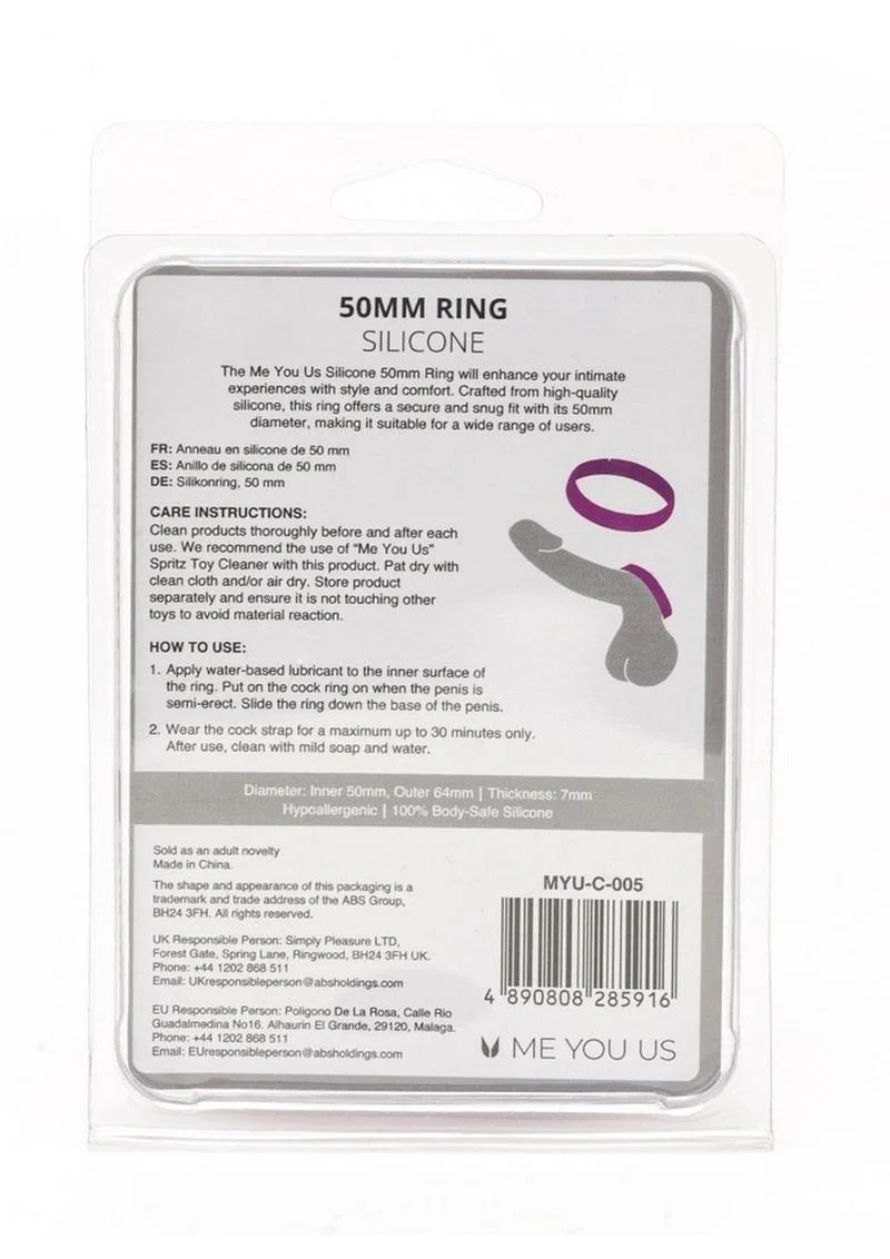 ME YOU US 50mm Silicone Ring With Comfortable And Flexible Cock - Image 3