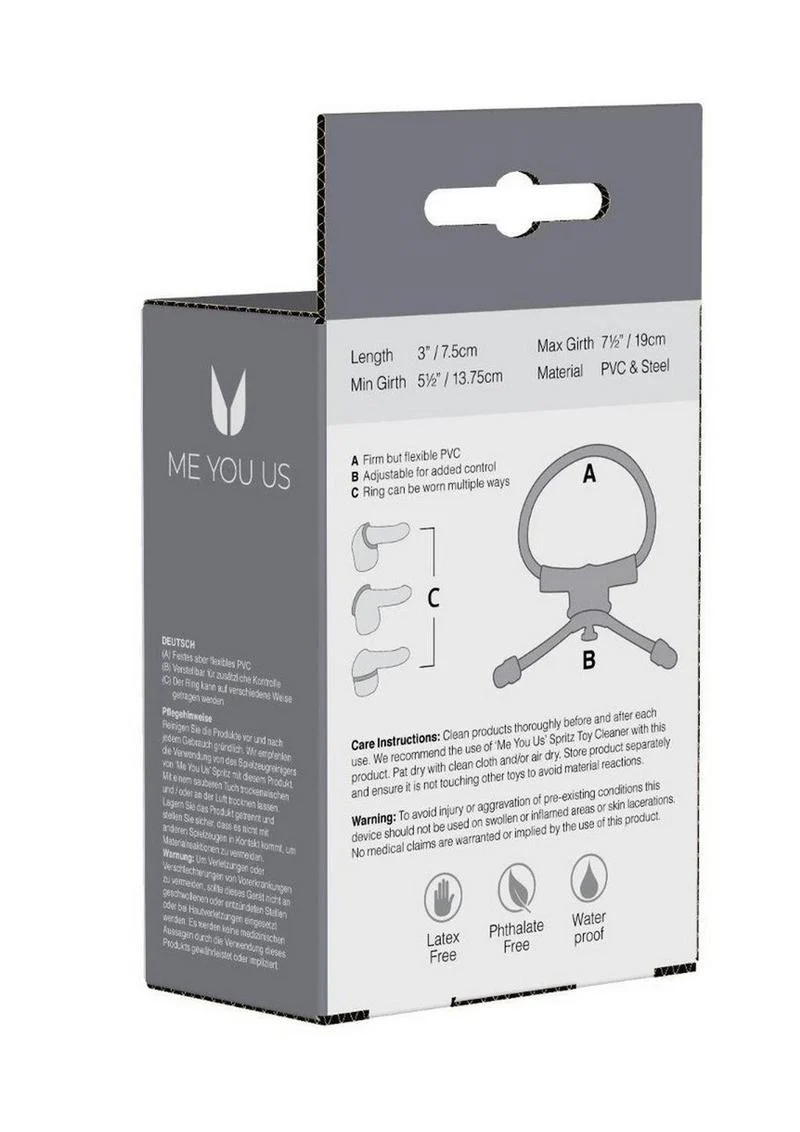 Me You Us Ace Adjustable Cock Ring - Image 4