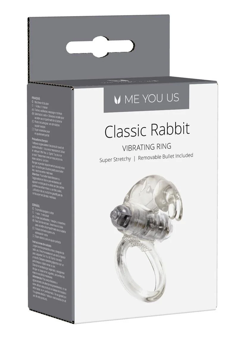 ME YOU US Classic Rabbit Vibrating Cock Ring - Image 3