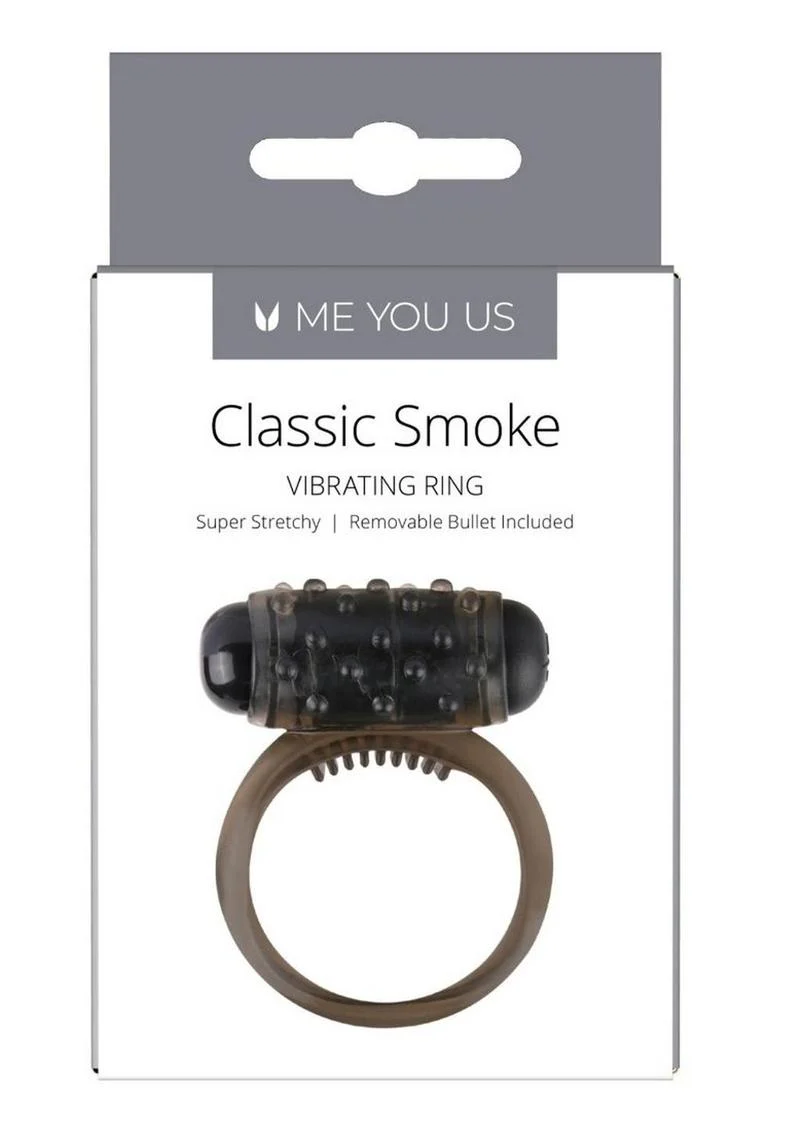 Me You Us Classic Smoke Vibrating Cock Ring - Image 3
