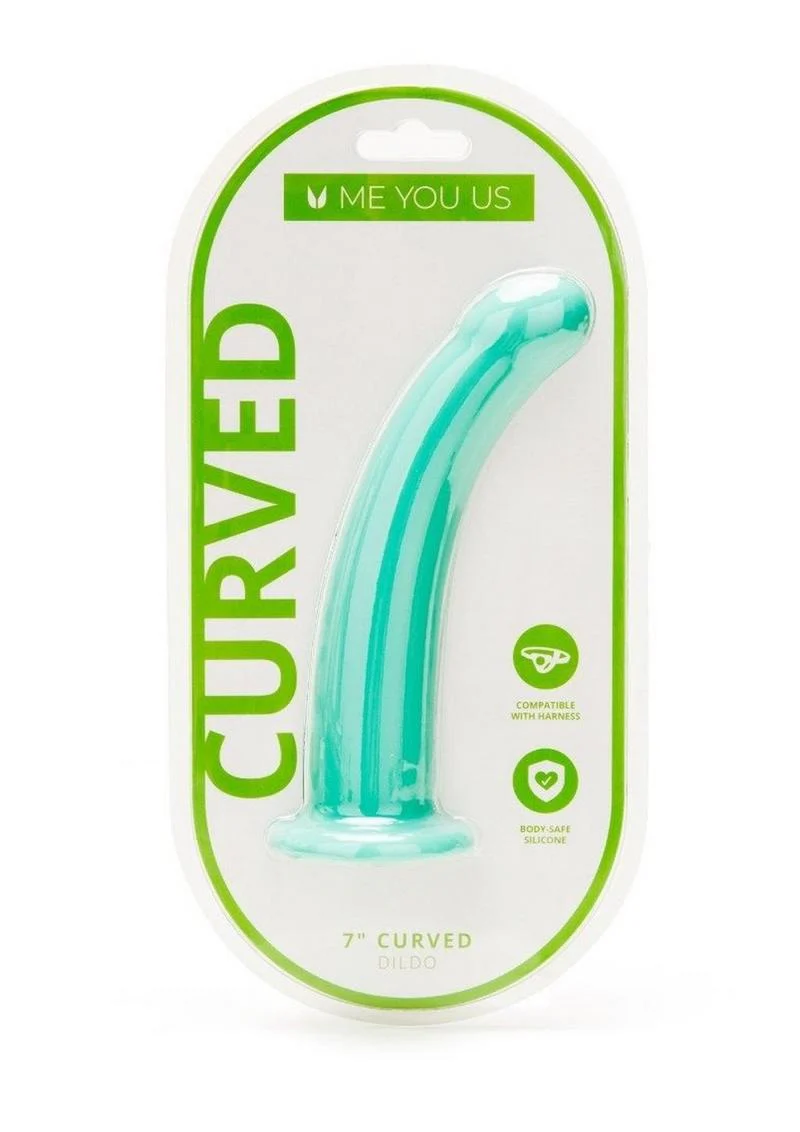 Me You Us Curved Harness Compatible Silicone Dildo - Image 7