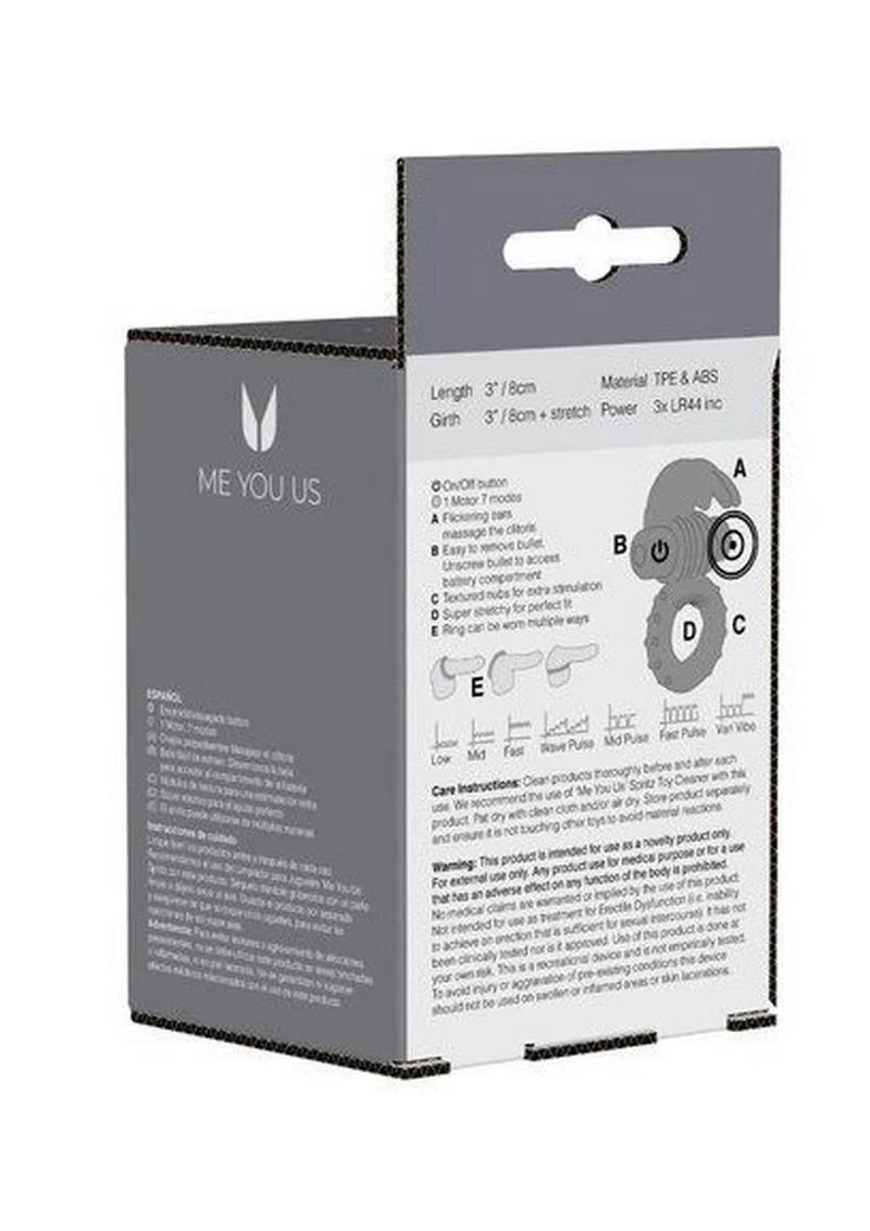 Me You Us Hopping Hare Waterproof Vibrating Cock Ring - Image 2