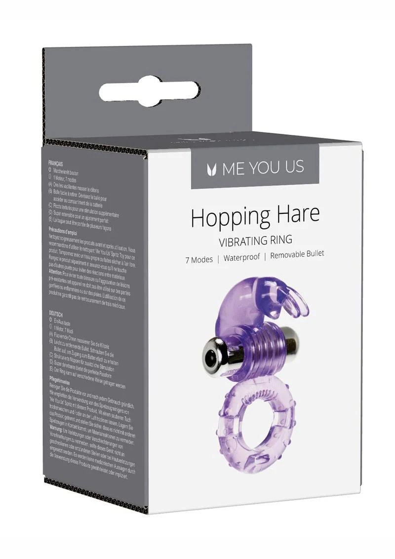 Me You Us Hopping Hare Waterproof Vibrating Cock Ring - Image 3
