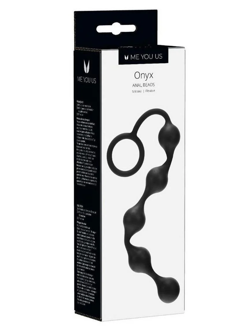 ME YOU US Onyx Silicone Anal Beads - Image 2