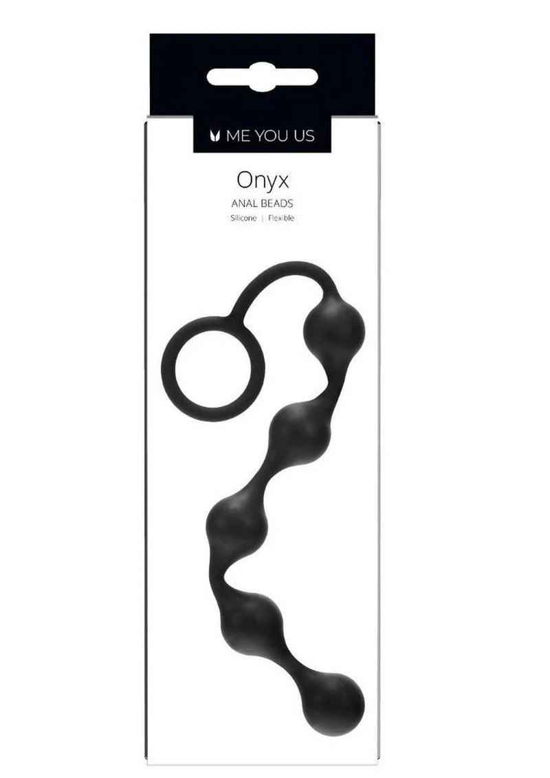 ME YOU US Onyx Silicone Anal Beads - Image 3