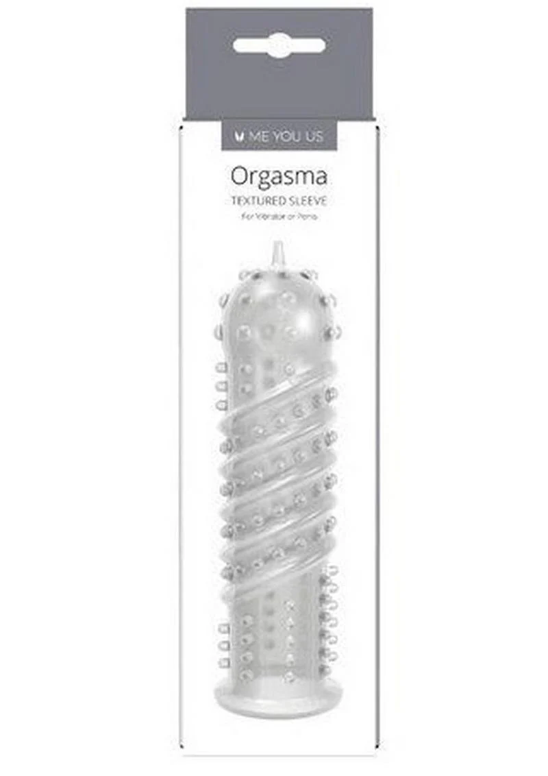 Me You Us Orgasma Textured Sleeve for Penis Vibrator - Image 3