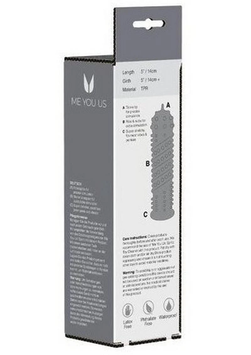 Me You Us Orgasma Textured Sleeve for Penis Vibrator - Image 4