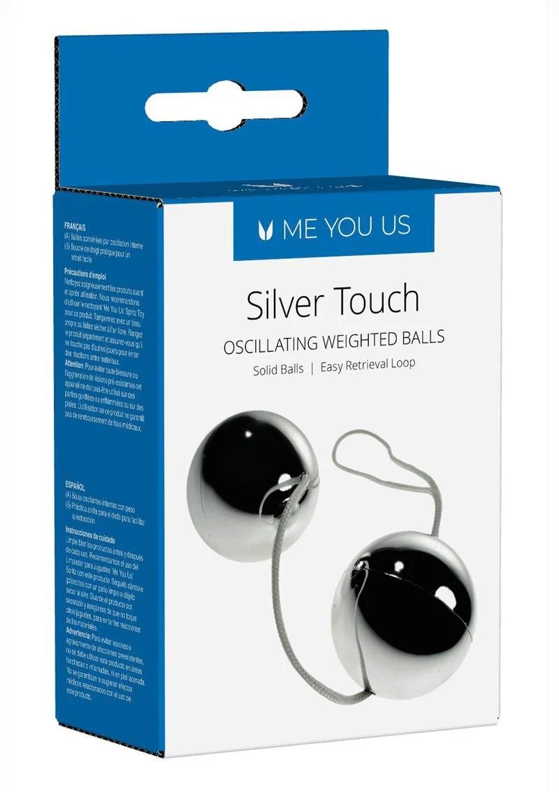 Me You Us Silver Touch Oscillating Weighted Kegel Balls - Image 2