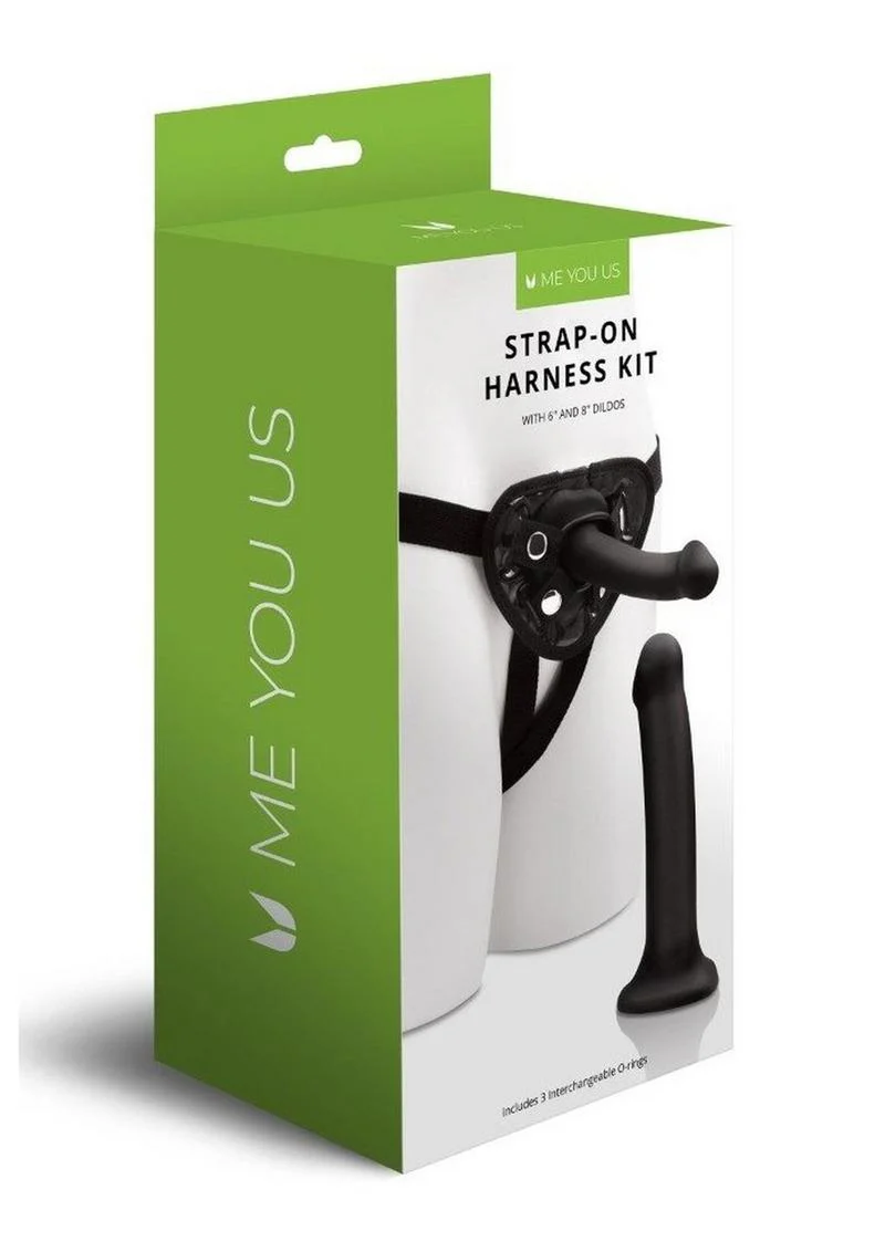 Me You Us Strap-On Harness Dildos Kit - Image 4