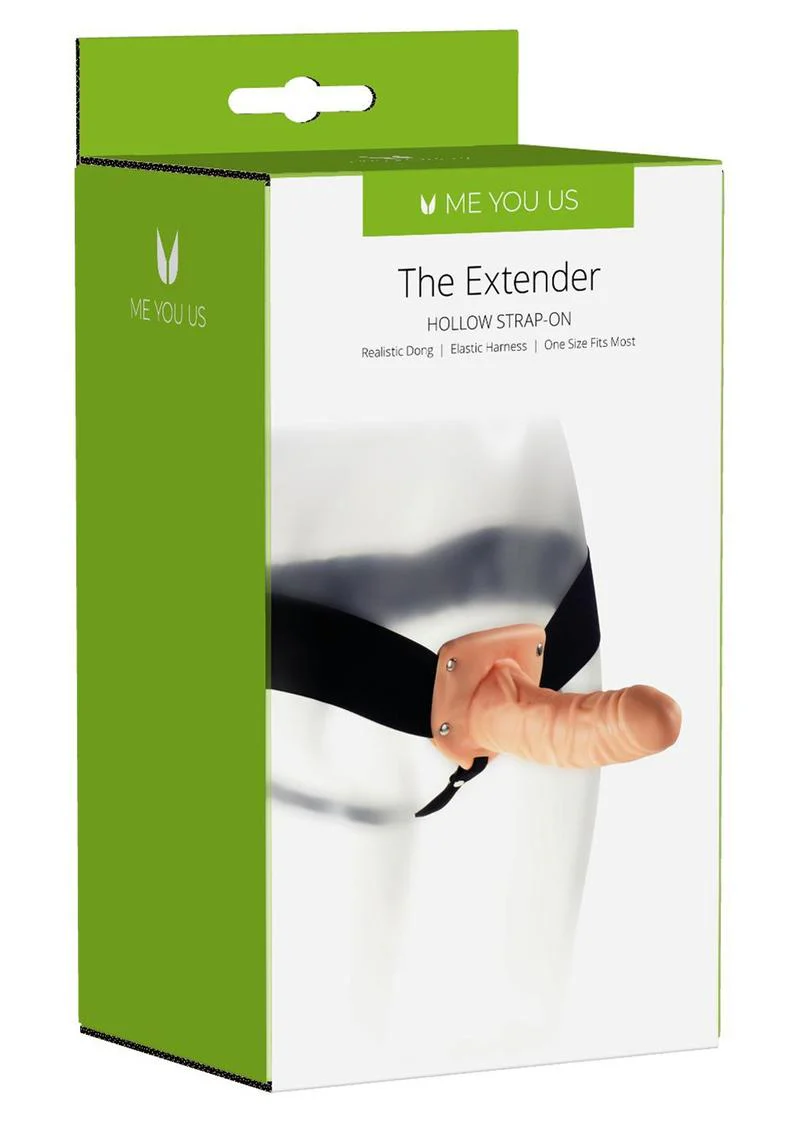 ME YOU US The Extender Hollow Realistic Dong Strap-On - Image 3