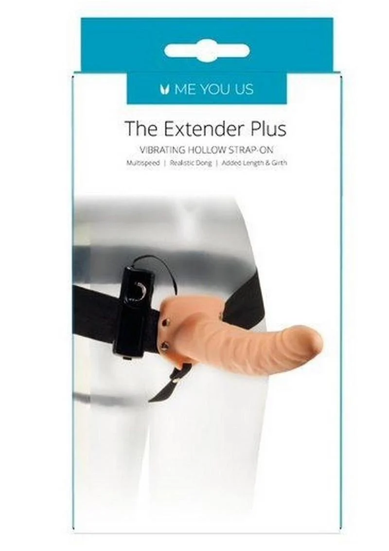 ME YOU US The Extender Plus Realistic Dong Hollow Strap-On - Image 4