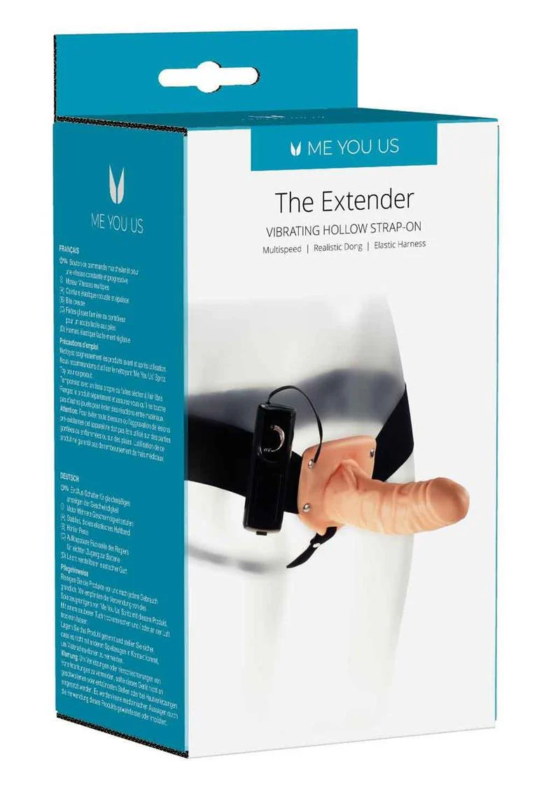 ME YOU US The Extender Vibrating Hollow Strap-On Wired Remote Control - Image 2