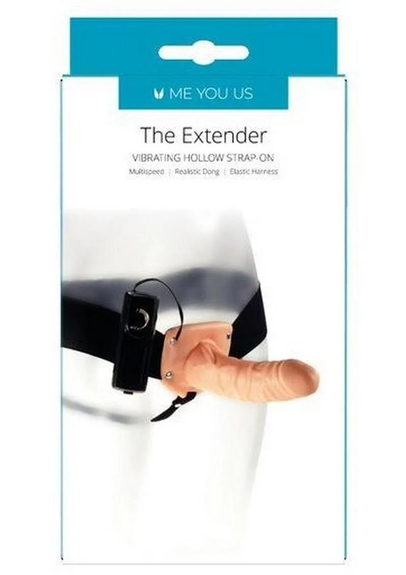 ME YOU US The Extender Vibrating Hollow Strap-On Wired Remote Control - Image 3