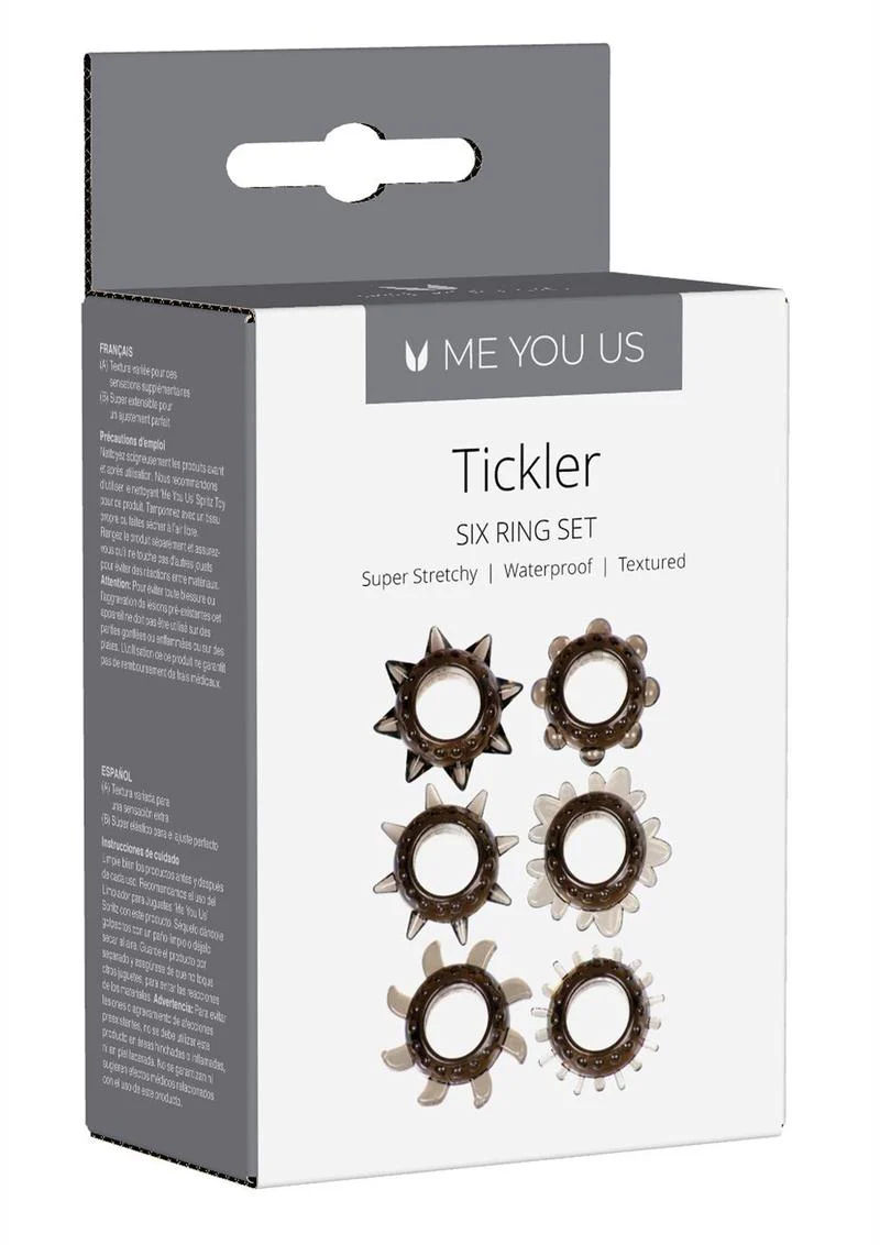 Me You Us Tickler Six Ring Textured Super Stretchy - Image 2