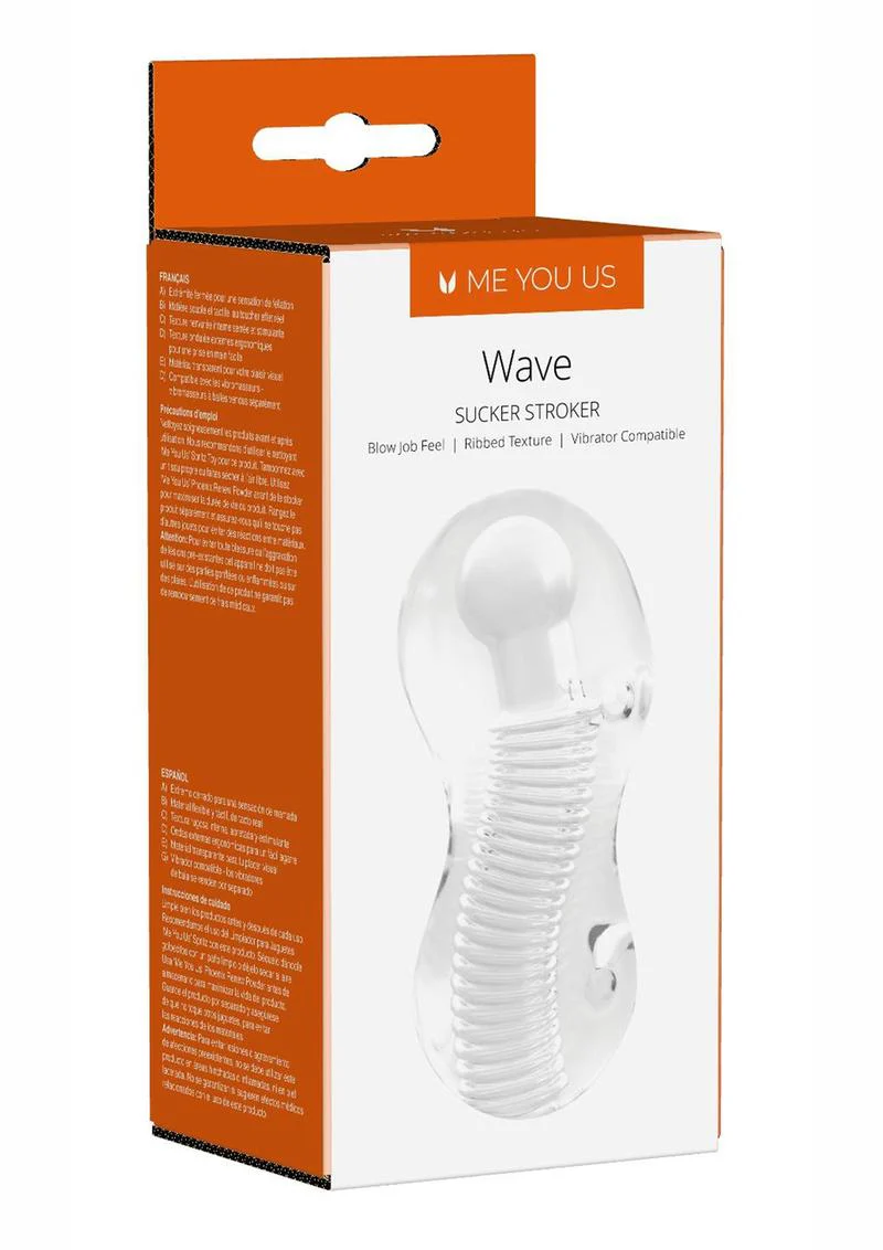 Me You Us Wave Sucker Stroker Blow Job Feel Ribbed Texture - Image 3