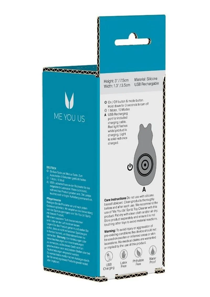 Me You Us Wild Pleasure Nose Vibe 10 Mode Silicone Stimulator - Image 3