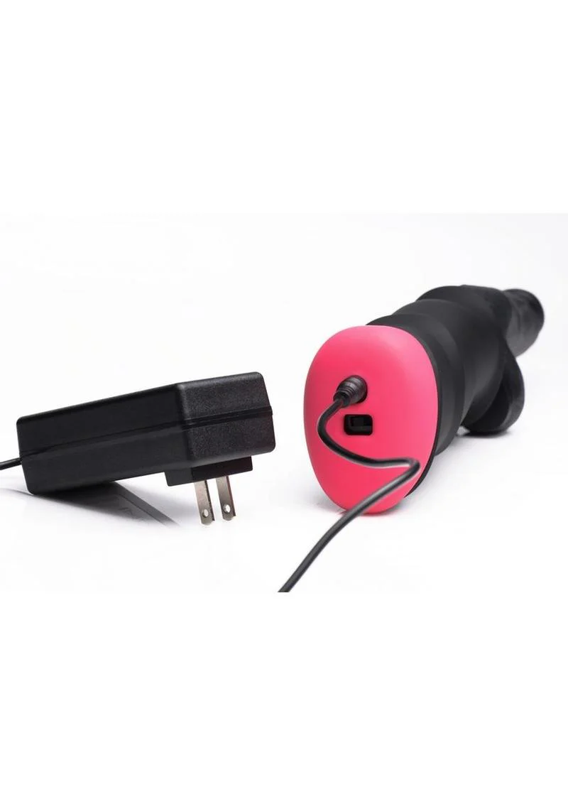 Mega Pounder Hand-Held Thrusting Silicone Dildo - Image 3