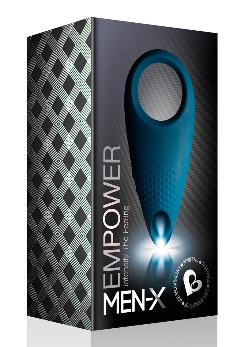 Men-X Empower Silicone Rechargeable Couples Stimulator Ring - Image 3