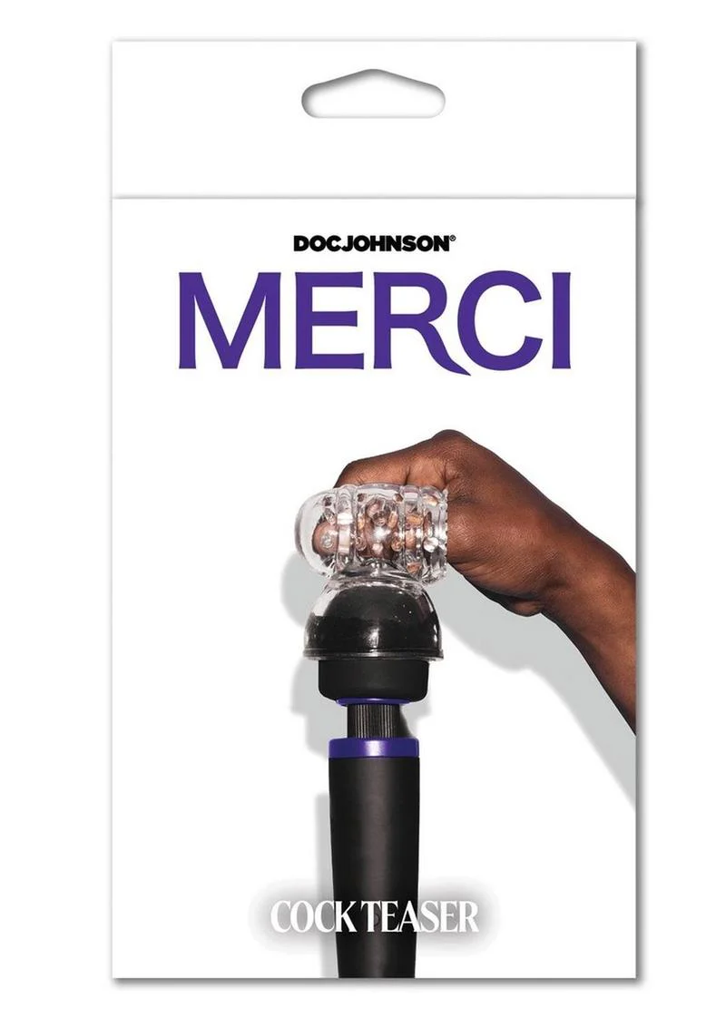 Merci Wand Attachment Cock Teaser Clear - Image 2
