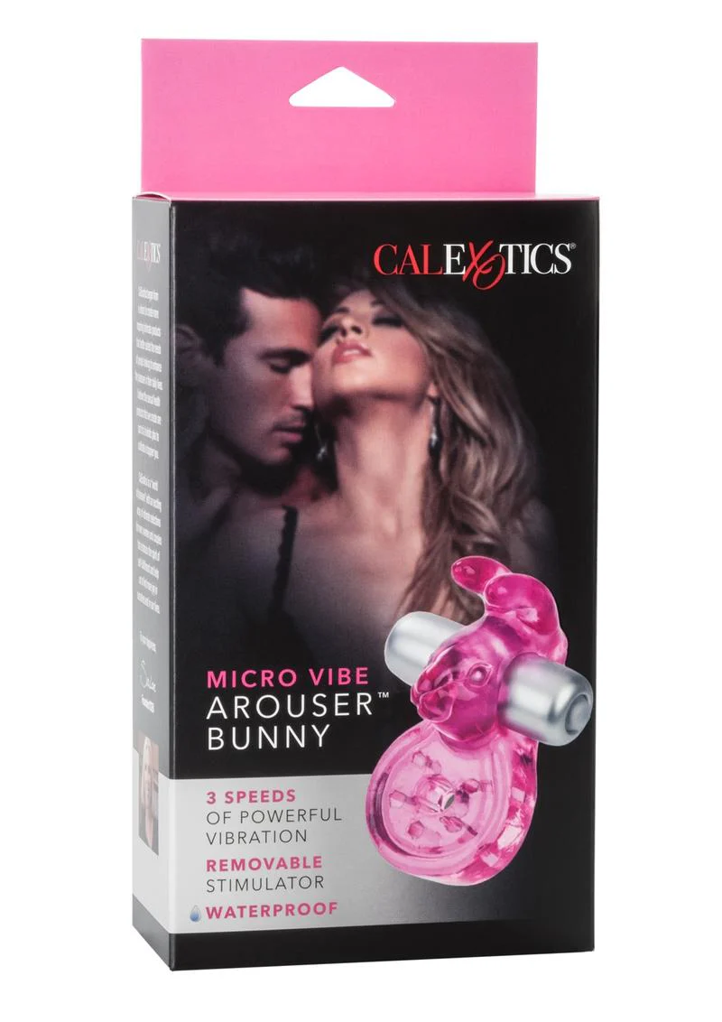 Micro Vibe Arouser Bunny Vibrating Cock Ring With 3 Speed Settings - Image 4