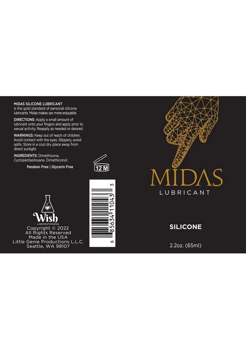 Midas Silicone Personal Lubricant - Image 3