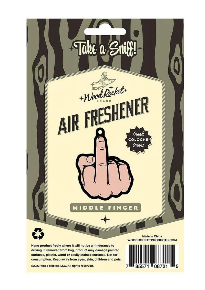 Middle Finger Air Freshener - Image 3