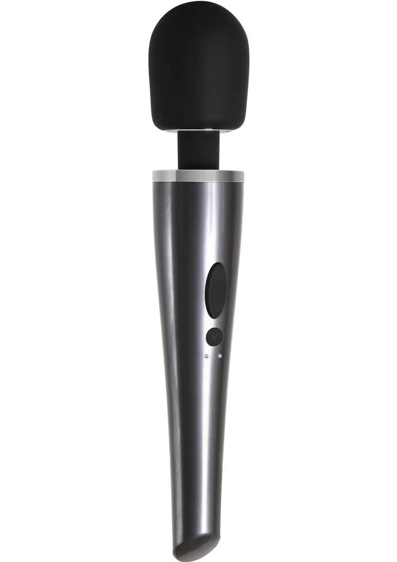Mighty Metallic Wand Silicone Body Massager - Image 2
