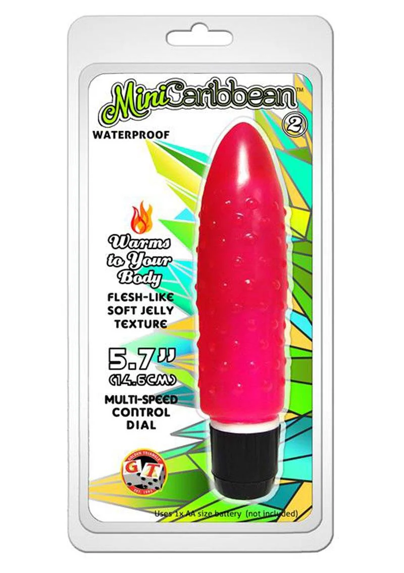 Mini Caribbean No. 2 Waterproof And Battery Operated Vibrator - Image 2