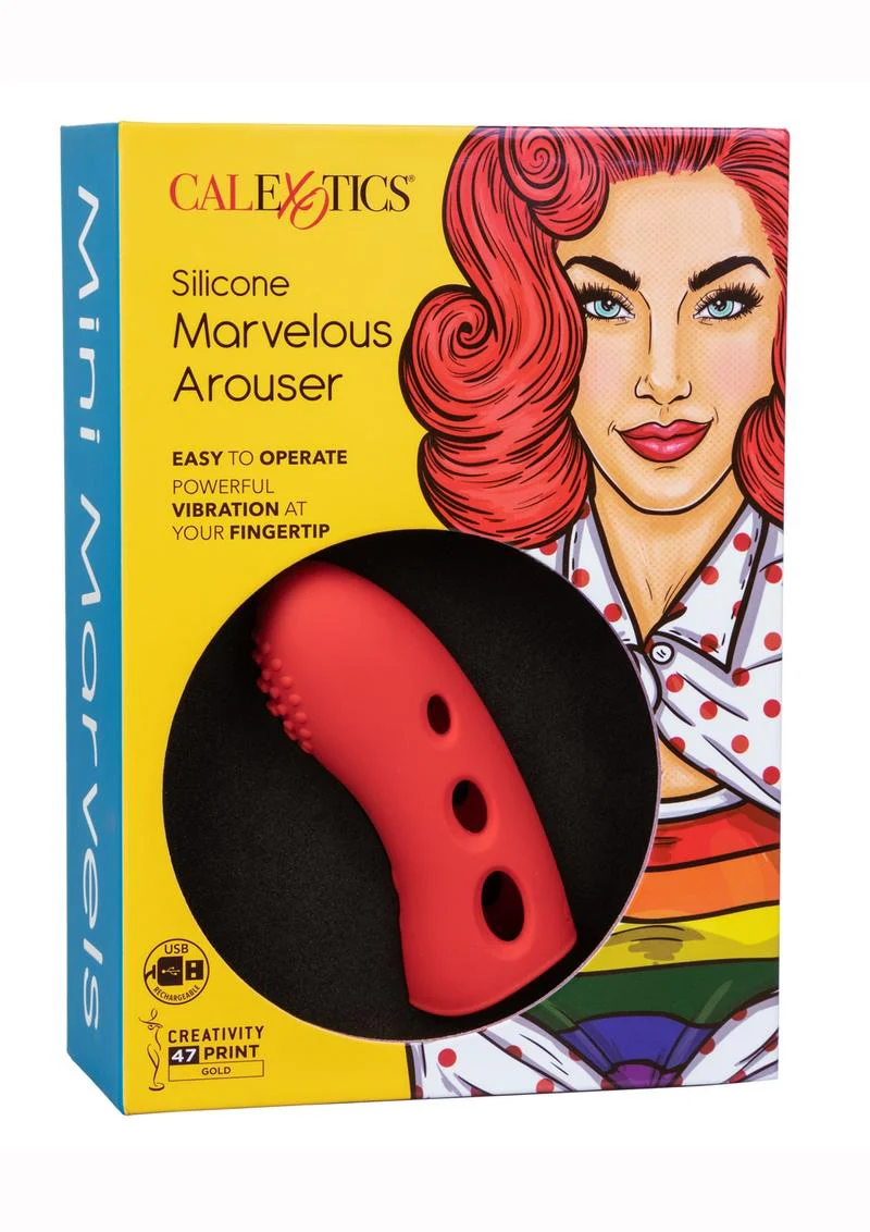Mini Marvels Marvelous Arouser Rechargeable Finger Vibrator - Image 4
