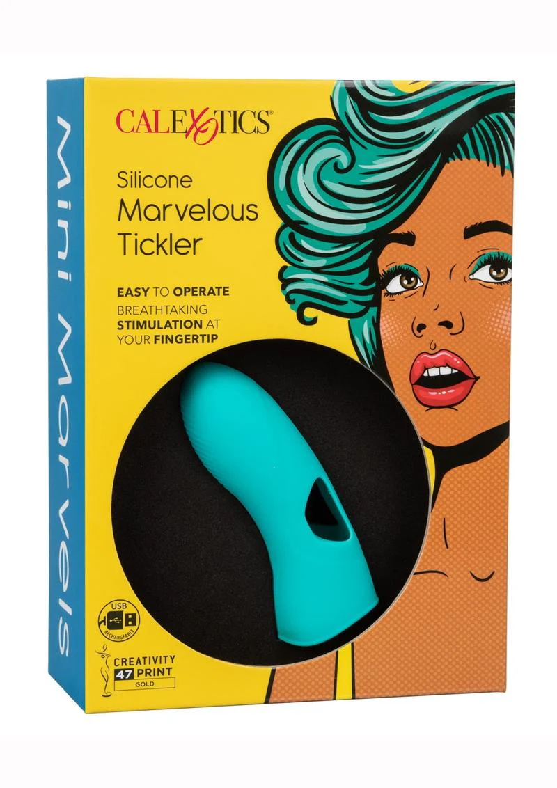 Mini Marvels Marvelous Tickler Rechargeable Silicone Vibrator - Image 4