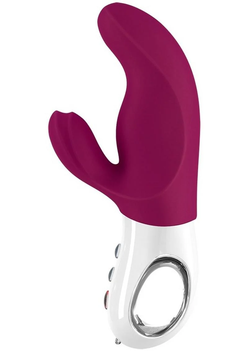 Miss Bi Silicone Vibrator with Clitoral Stimulator - Image 4