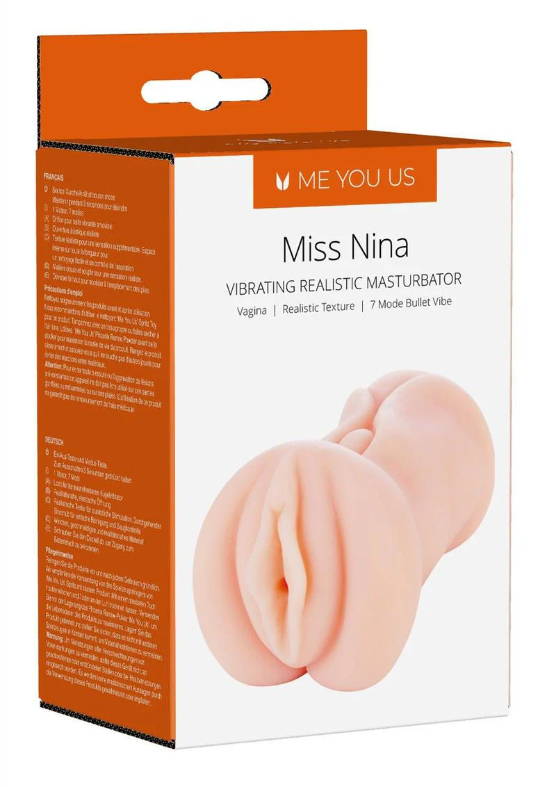 Miss Nina Vibrating Realistic Masturbator - Image 4