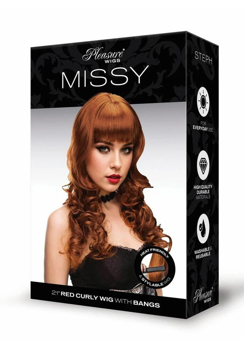 Missy Black Curly Wig - Image 5