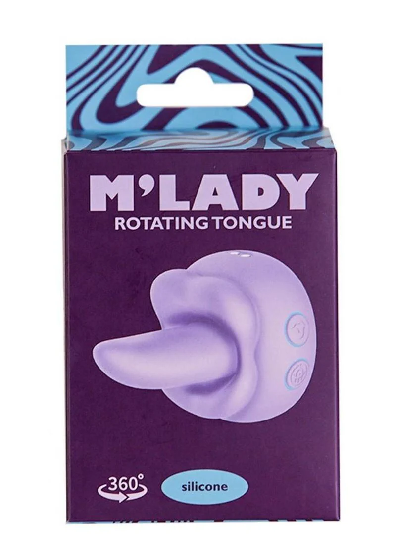 M'Lady Rotating Tongue Silicone Clitoral Stimulator - Image 4